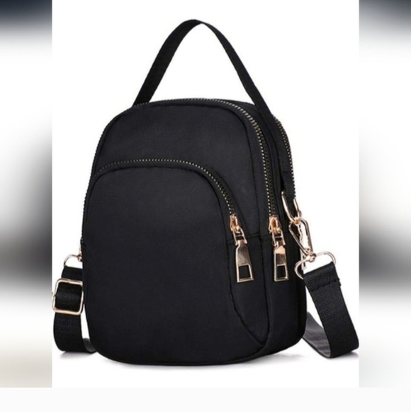 None Handbags - Elegant Black Women's Bag
